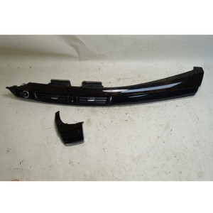 2014-2019 BMW F15 X5 F16 X6 Front Dash Wood Trim Pair Brown Poplar Gloss OEM