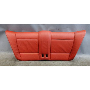 2009-2011 BMW E88 1-Series Convertible Rear Seat Bottom Cushion Red Leather OEM