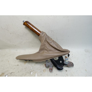 1996-2002 BMW Z3 Roadster Coupe Parking Brake Handle Beige Wood Chrome OEM
