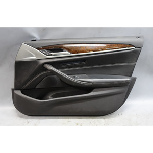 2017-2020 BMW G30 5-Series Front Right Door Trim Panel Card Black Napa OEM