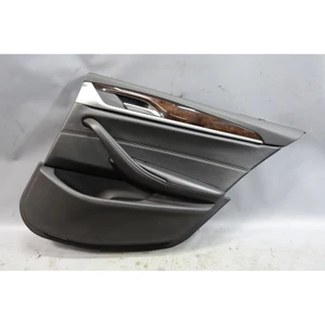 2017-2020 BMW G30 5-Series Rear Right Door Trim Panel Card Black Napa OEM