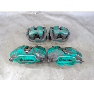 BMW G30 5-Series Factory ATE Front Rear Brake Caliper Set Green 2017-2023