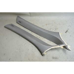 2005-2010 BMW E83 X3 Front A Pillar Windshield Trim Pair Grey Cloth OEM