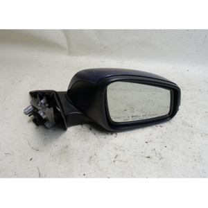 Damaged 2013-2019 BMW F30 3-Series 4dr Left Power Fold Side Mirror Blue C10 OEM
