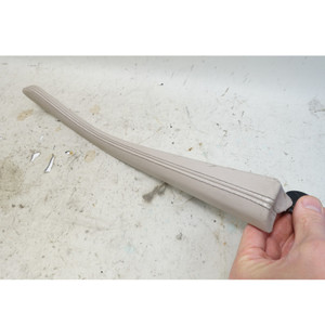 BMW F10 5-Series Front Console Armrest Trim Strip Oyster Ivory Nappa 11-16 OEM
