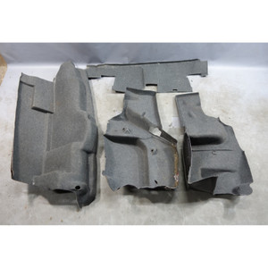 91-93 BMW E30 3-Series Convertible Trunk Carpet Liner Set Anthracite OEM