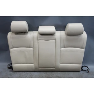 14-16 BMW F10 5-Series LCI Rear Seat Backrest Ivory White Napa Leather OEM