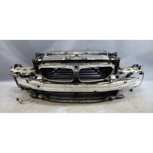 14-16 BMW F10 5-Series LCI Front Nose Radiator Support Assembly Air Ducts OEM