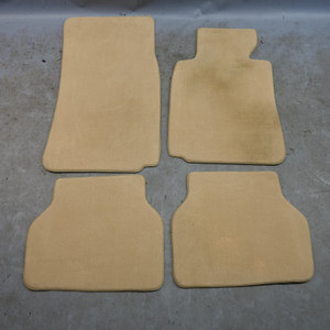 99-03 BMW E39 5-Series Carpet Floor Mats Set Sand Beige Aftermarket