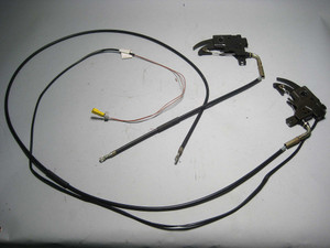 BMW E36 Convertible Power Folding Top Compartment Latch Pair 1994-1999 OEM USED