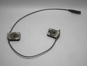 BMW E46 3-Series Front Hood Bonnet Lower Latches Catches w Cables 1999-2006 USED