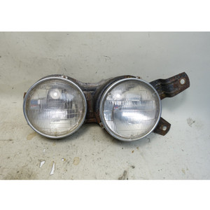 Damaged BMW E9 Coupe E3 Right Headlight Lamp Assembly With Rings 1968-1976 OEM