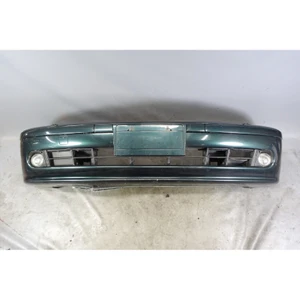 Damaged BMW E39 5-Series Front Bumper Cover Oxford Green Washer 1997-2003 OEM