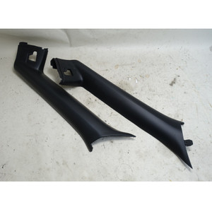 2003-2008 BMW E85 Z4 Roadster A-Pillar Column Trim Covers Black OEM