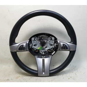 2003-2005 BMW Z4 E85 Sport Multifunction Steering Wheel Black Leather OEM