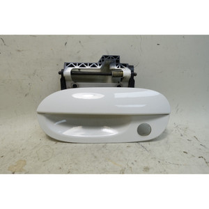 BMW Z4 E85 E86 Driver Left Exterior Door Handle Alpine White 2003-2008 OEM