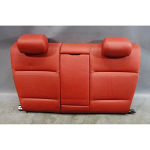 2010-2013 BMW E92 3-Series Coupe Rear Fold-Down Seat Back Coral Red Leather OEM