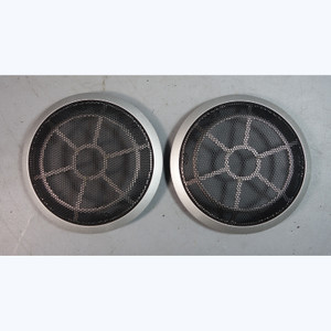 07-13 BMW E92 E93 3-Series 2dr Front Door Individual Speaker Cover Pair Trim OEM