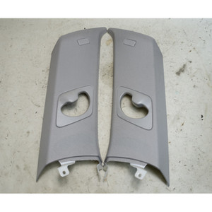 BMW E70 X5 Rear C-Pillar Cover Pair Sky Grey Left Right 2007-2013 OEM