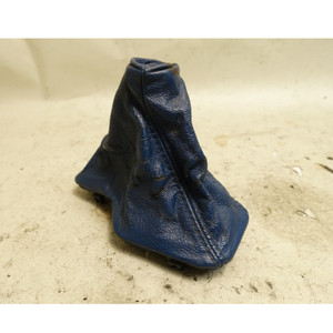 BMW Z3 Roadster Coupe Automatic Shifter Boot Topaz Blue Leather 2001-2002 OEM