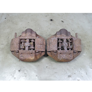 Damaged BMW E3 Bavaria E12 Rear 2 Pot Brake Caliper Pair 1969-1981 Factory OEM