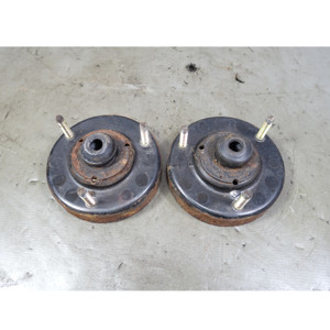 BMW E3 Bavaria Sedan Rear Strut Shock Top Mount Cap Cup Pair 1969-1976 OEM