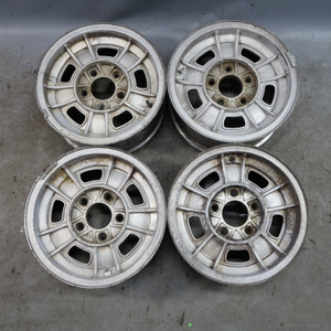 1969-1989 BMW E3 E12 E24 14x6 Light Alloy Wheel Set of 4 Rims OEM