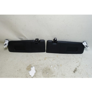 Damaged 2014-2021 BMW F22 2-Series F87 Coupe Front Sun Visor Pair Black OEM