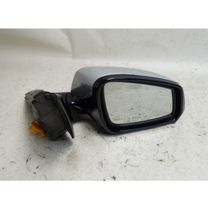 Damaged 14-16 BMW F10 5-Series LCI Right Passenger Folding Side Mirror Silver OE