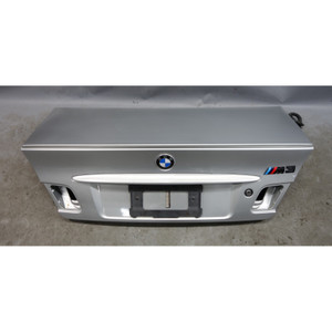 2000-2006 BMW E46 3-Series Coupe Rear Trunk Boot Deck Lid Silver w/ Spoiler OEM