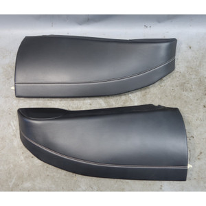 14-16 BMW F10 5-Series Rear Seat Side Bolster Pair Black Napa Leather OEM