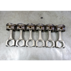 BMW S54 3.2L Piston Connecting Rod Set of 6 E46 M3 Z3 Z4 M 2001-2008 OEM