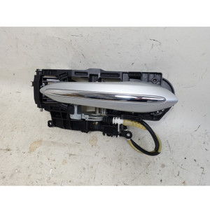 BMW F10 F12 Left Rear Exterior Door Handle Glacier Silver A83 2011-2016 OEM