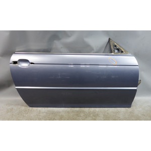 00-06 BMW E46 3-Series 2-door Right Passenger Outer Door Shell Steel Blue OEM