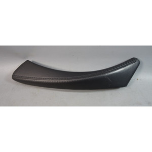 08-13 BMW E9x M3 Right Passenger Door Panel Grab Handle Trim Black Leather OEM