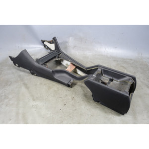 BMW E39 5-Series Front Center Console Armrest Black Vinyl 1997-2003 OEM