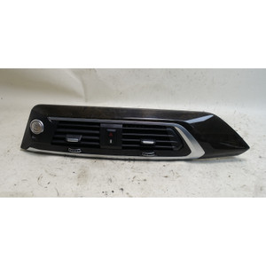 2018-2021 BMW G01 X3 G02 X4 Front Center ash Wood Trim with Vent Grey Poplar OEM