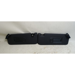 BMW G01 X3 G02 X4 Sun Visor Pair Black Vinyl 2018-2023 OEM