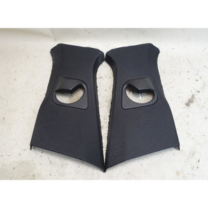 2019-2022 BMW G02 X4 F98 B- Pillar Upper Covers Pair Black Cloth OEM