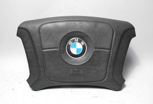 BMW E34 5-Series E31 Late Model Steering Wheel Airbag Color Emblem 1994-1997 OEM