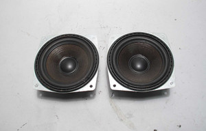 BMW E30 3-Series Factory Front Kick Panel Footwell Mid-Range Speaker Driver Pair