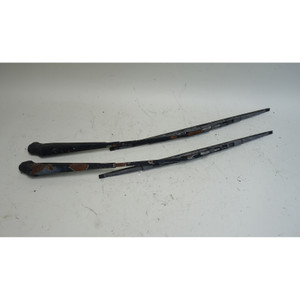 Damaged 1984-1993 BMW E30 3-Series Metal Windshield Wiper Arm Pair w Rust OEM