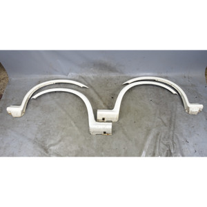 88-91 BMW E30 325ix AWD Wide Wheel Arch Fender Flare Trim Set Alpine White OEM