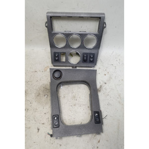 Painted 00-02 BMW Z3 Roadster Coupe Center Console Dash Trim Ring Set Grey OEM