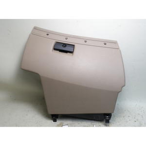 BMW E34 Right Front Glove Box Door Parchment Vinyl w Latch OEM 1991-1995