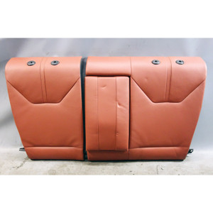 2008-2013 BMW E92 M3 Factory Rear Folding Seat Back Fox Red Novillo Leather OEM