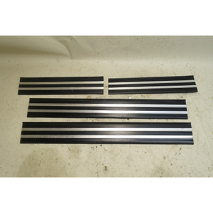 BMW E34 525i 535i Exterior Door Sill Entry Trim Cover Set OEM 1989-1995