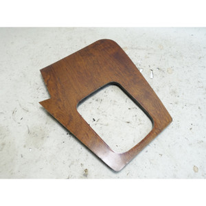 BMW E34 Center Console Wood Trim Bubinga Manual Transmission OEM 1990-1995