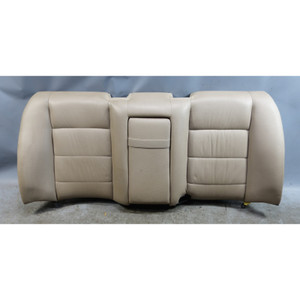91-92 BMW E34 525i 535i Sedan Rear Seat Backrest Cushion Beige Leather OEM