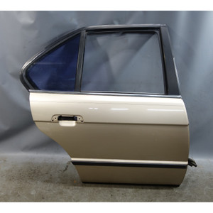 89-92 BMW E34 5-Series Rear Right Door Shell Kashmir Beige Gold OEM